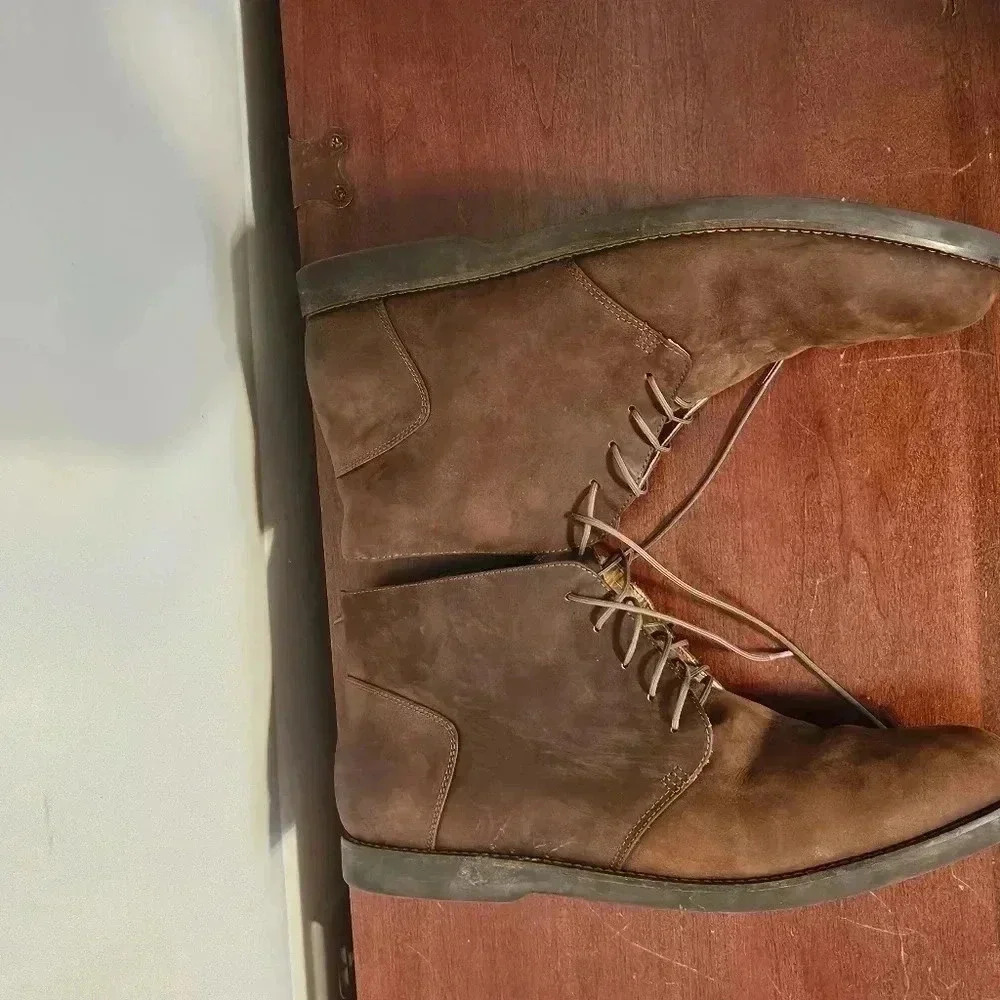 Nisolo Men's Leather Chavito Chukka Boot Size 11 - Picture 6 of 12